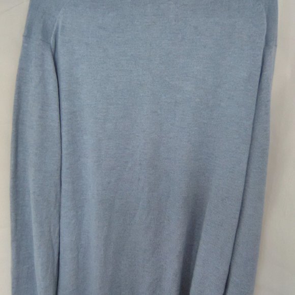St. John's Bay Men's Classic Long Sleeve  V-Neck Sweater  Color Blue Siz… - Picture 2 of 5
